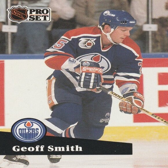 Geoff Smith Edmonton Oilers NHL Hockey Card Collection - 3 Card Set - Picture 3 of 4
